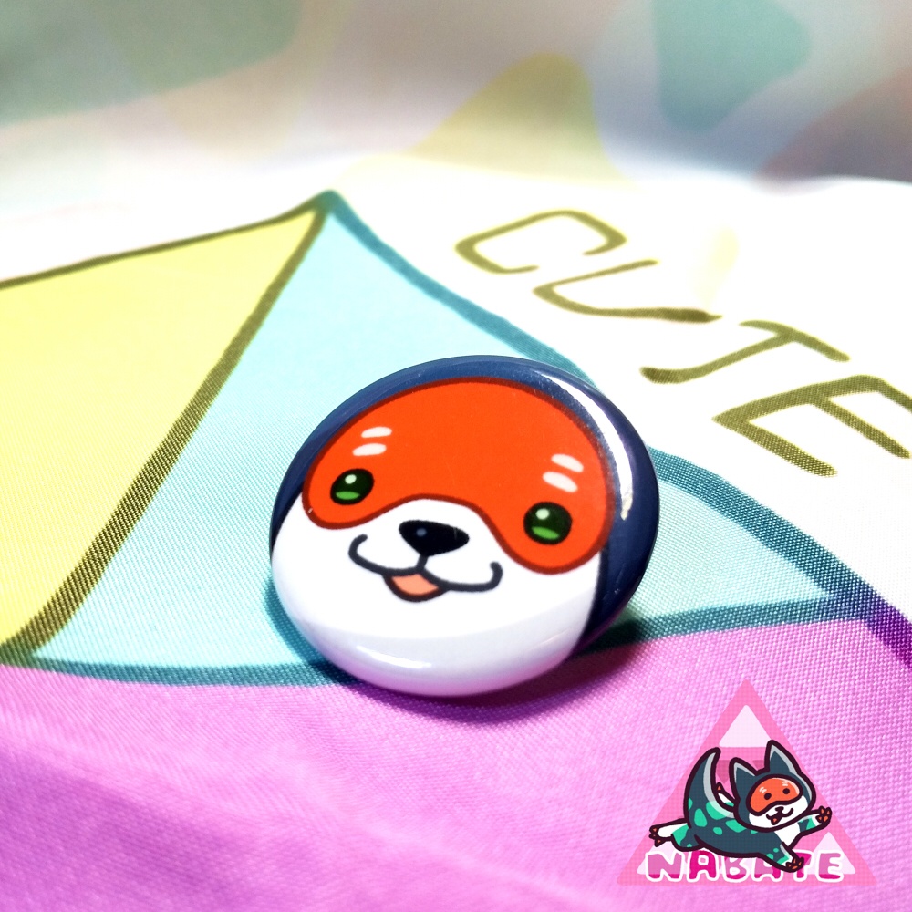 ナバテのドアップ缶バッジ