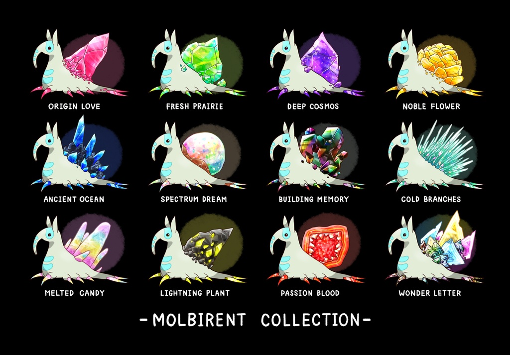 モルビレントコレクション【アクリルブロック】