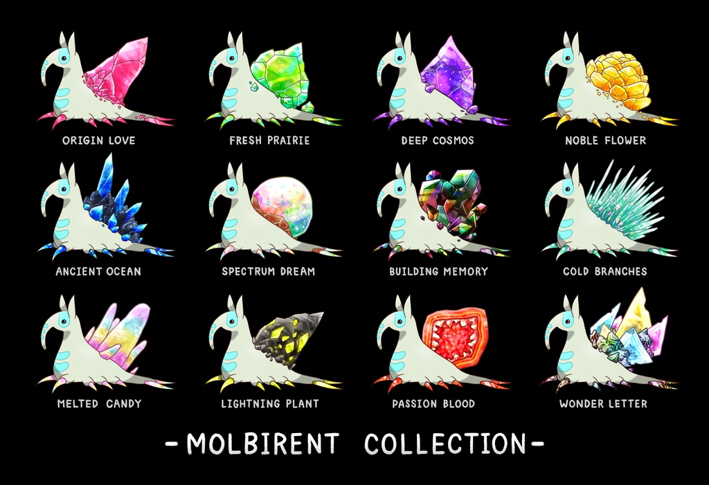 モルビレントコレクション【アクリル時計】