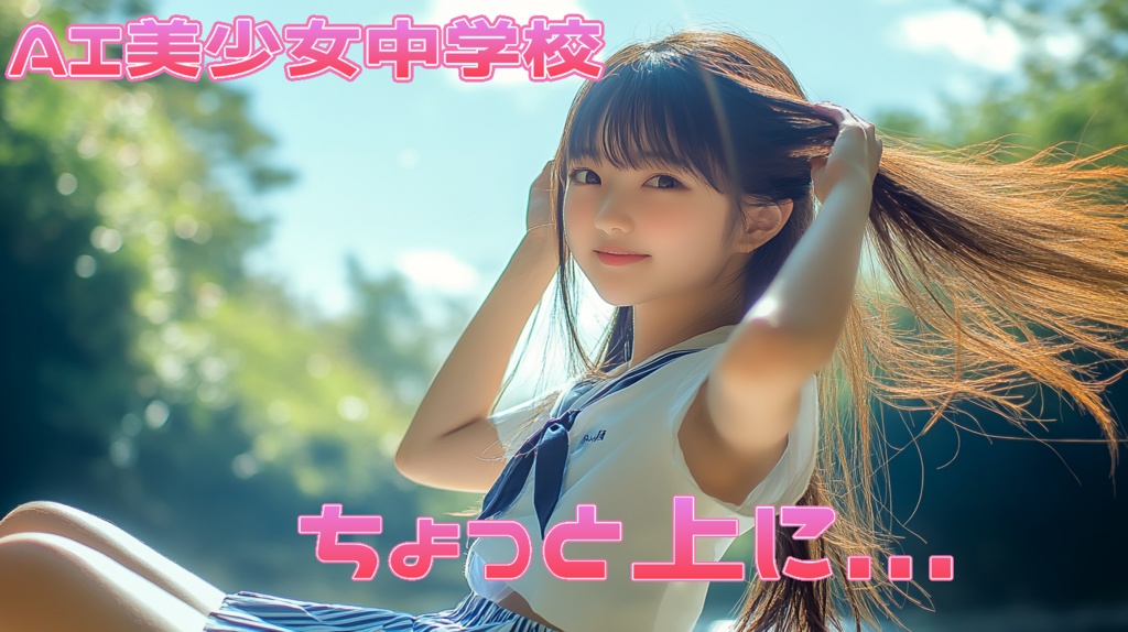 AI美少女中学校　ちょっと上に...