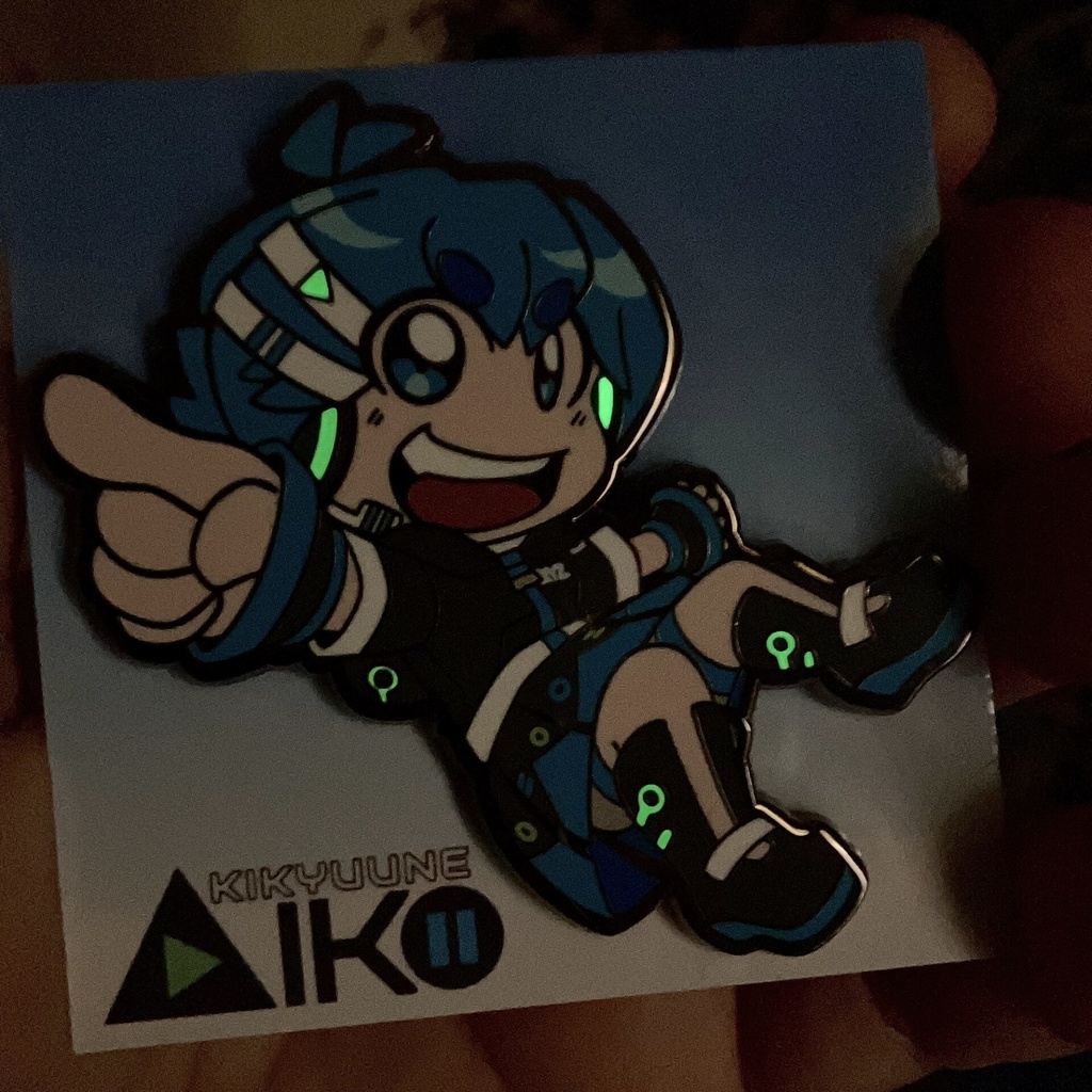 気球音アイコ15周年記念エナメルピン