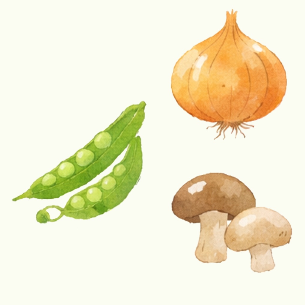 水彩画風ベジタブルイラスト20点パック|SNS・印刷素材に