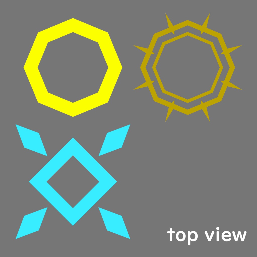 ローポリヘイロー3種