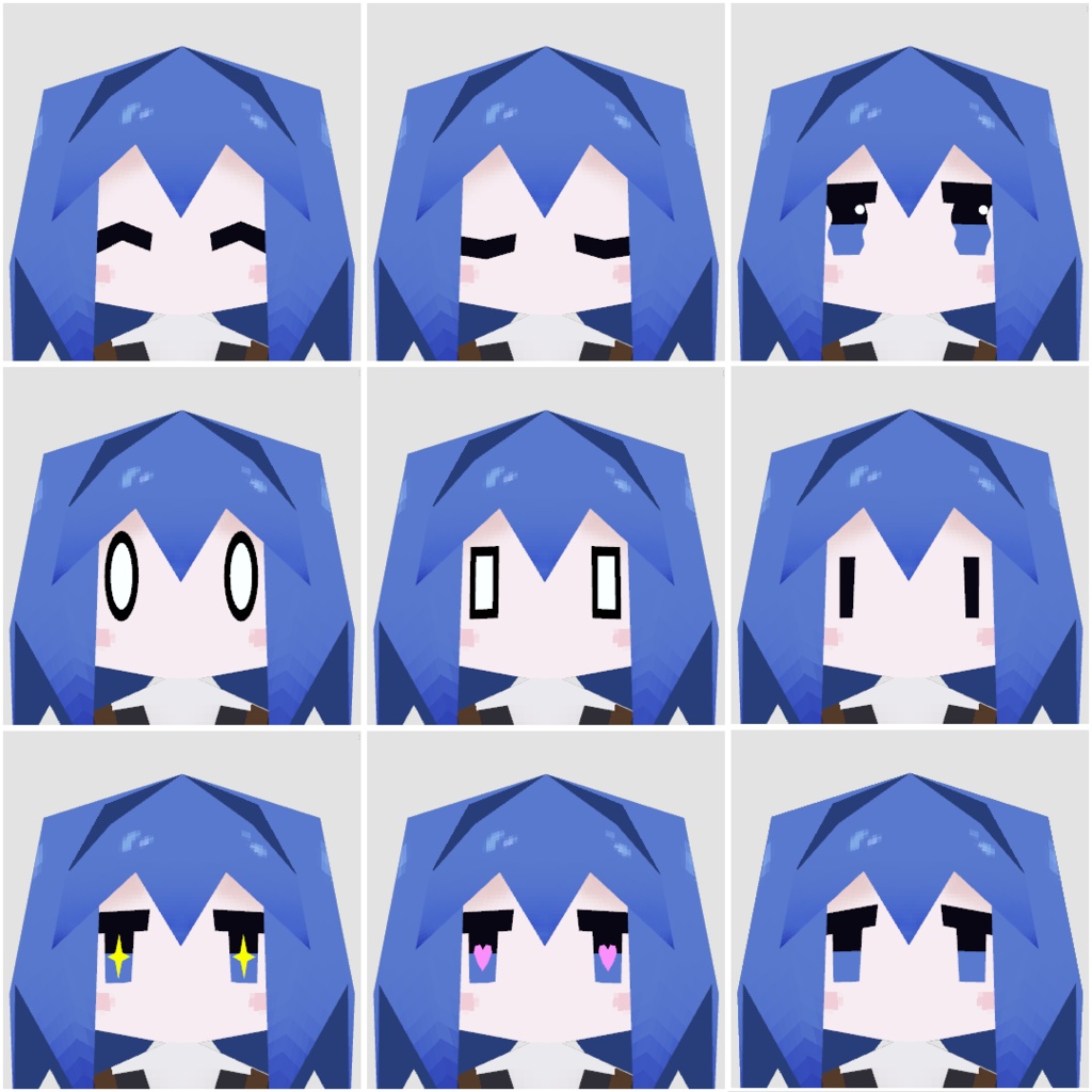 表情拡張メッシュ(Lolowy P1用)