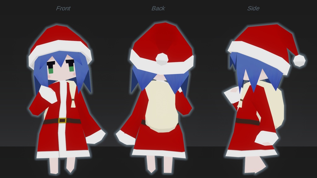 サンタドレス LolowyP1用衣装