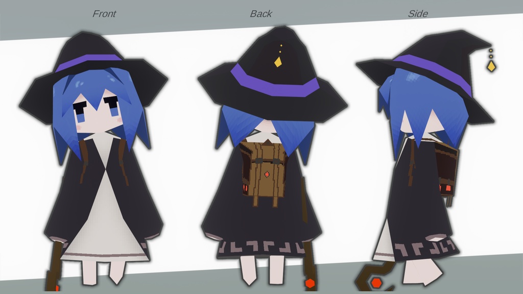 魔法使い装備 Lolowy P1用衣装