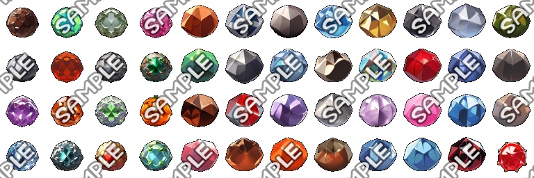 【素材 No.2】アイコン素材集 (48種)