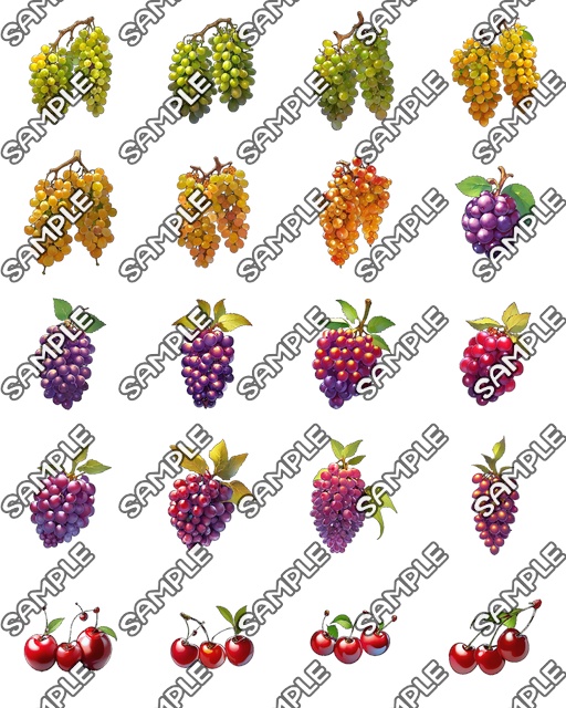 【食品、果物系 No.01】アイコン素材集 (143種)