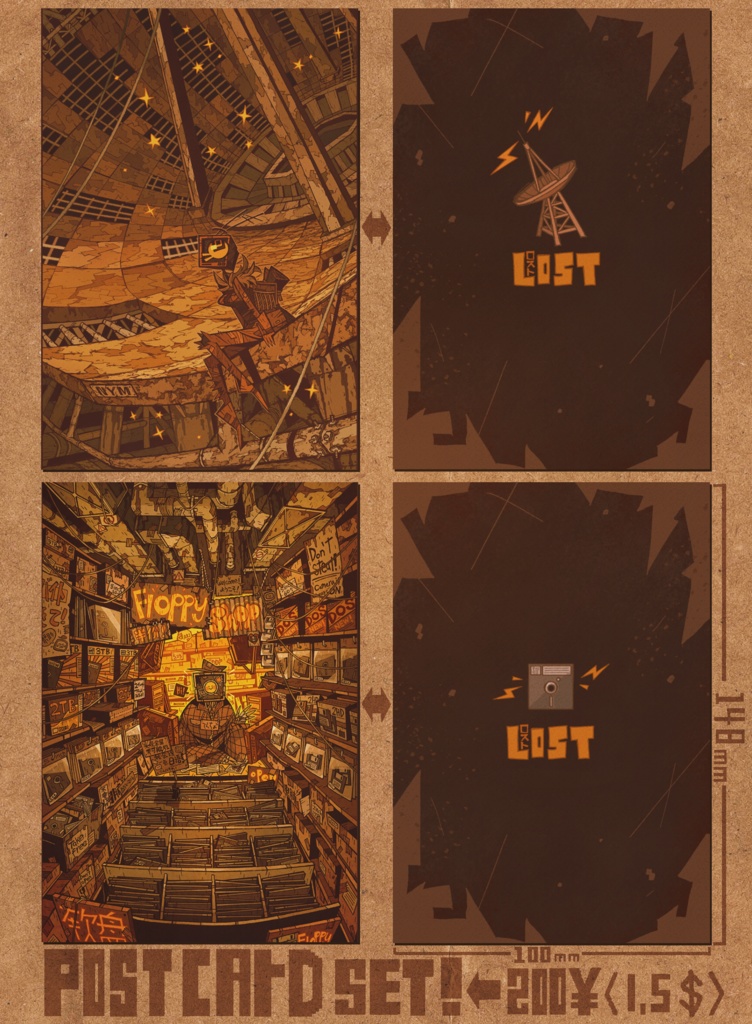 ポストカードセット/ post card set