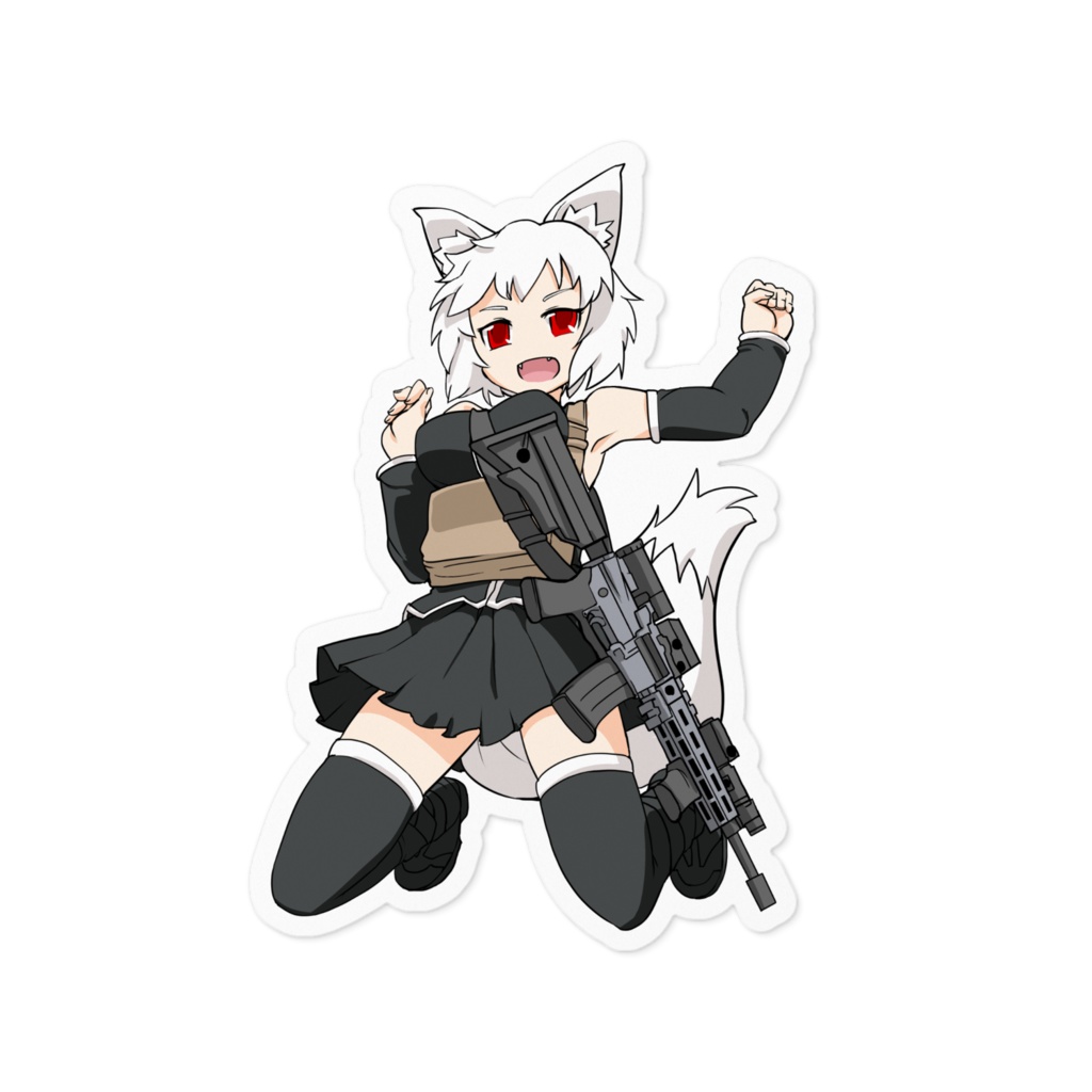 狼々ステッカーVer1.0
