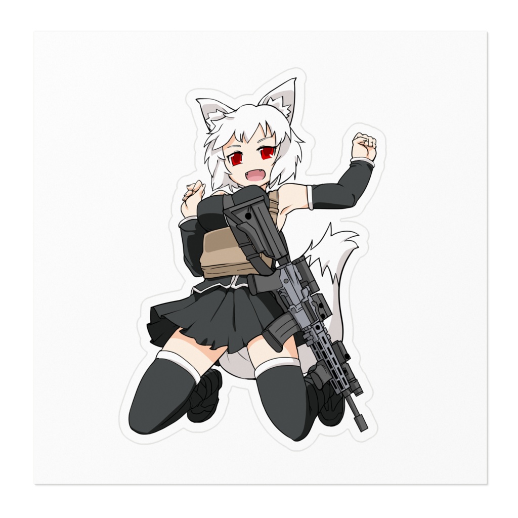 狼々ステッカーVer1.0