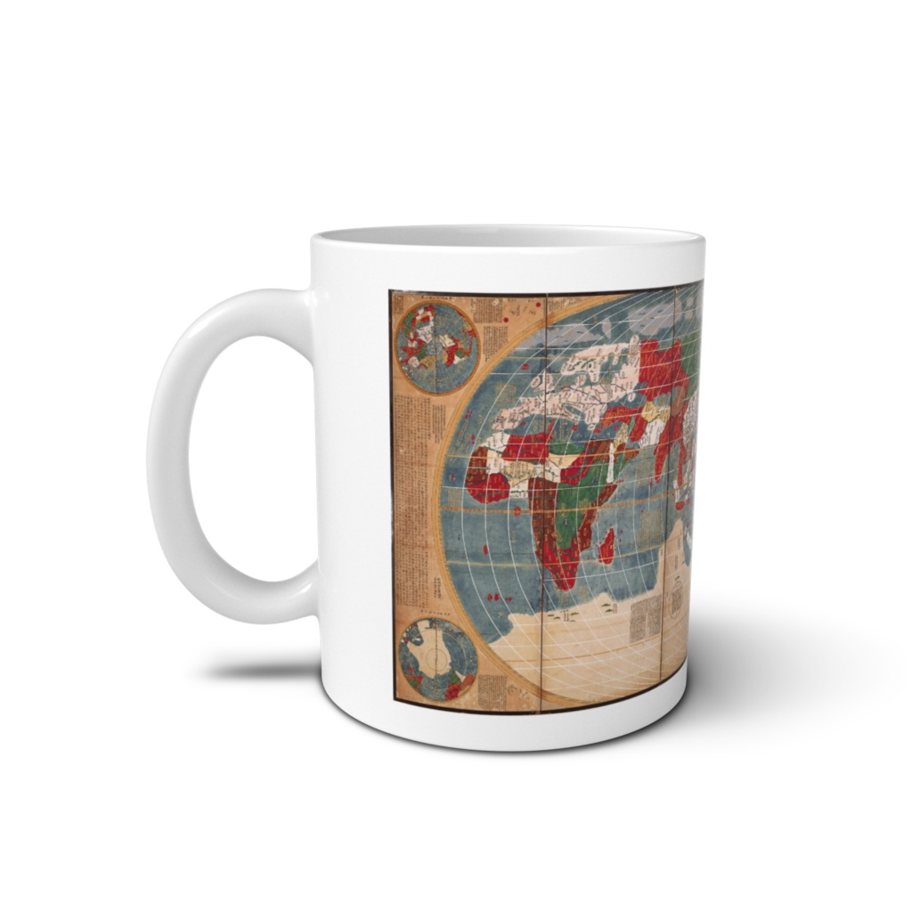 「坤輿万国全図屏風(こんよばんこくぜんずびょうぶ)」マグカップ