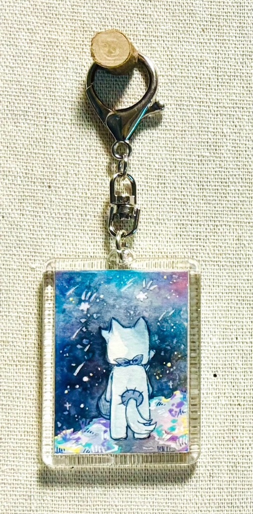 原画キーホルダー(オオカミ少年)