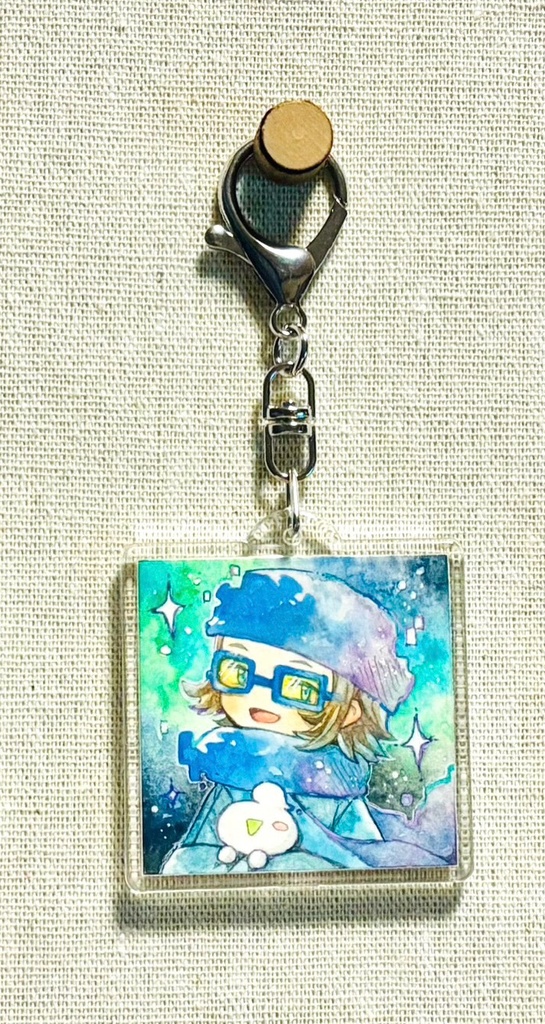 原画キーホルダー(MZD&ハテナ)