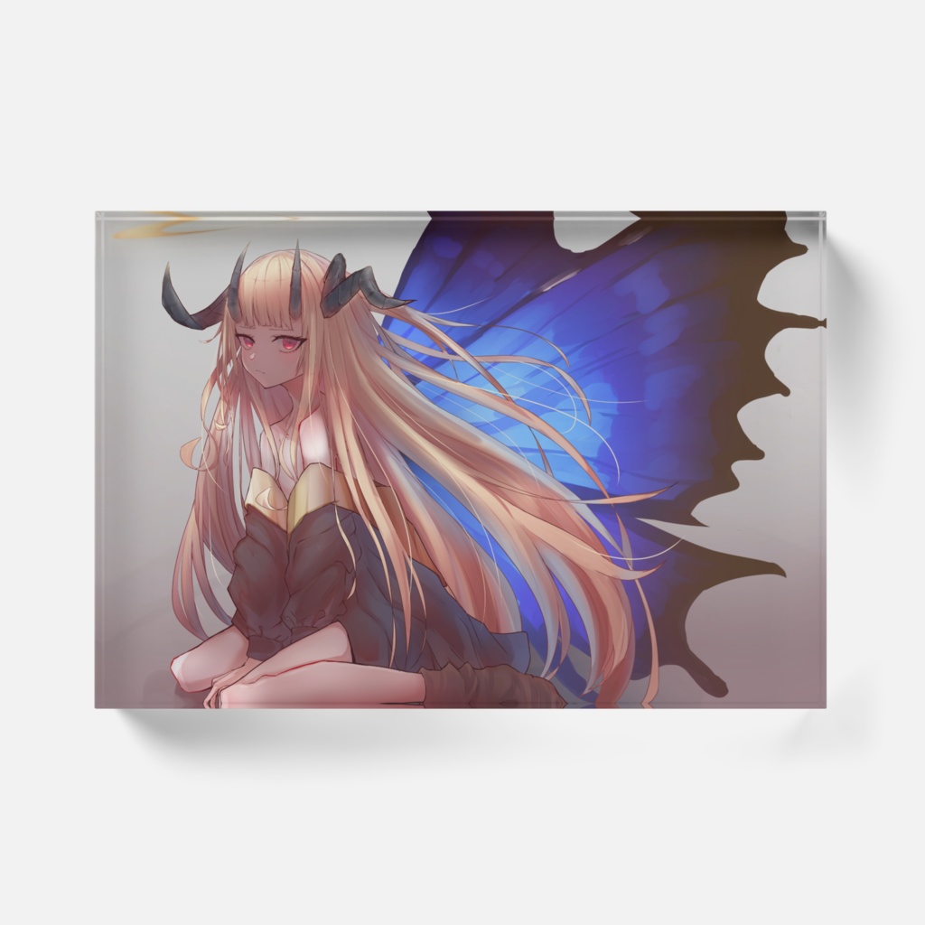 羽化不全ーアクリルブロック