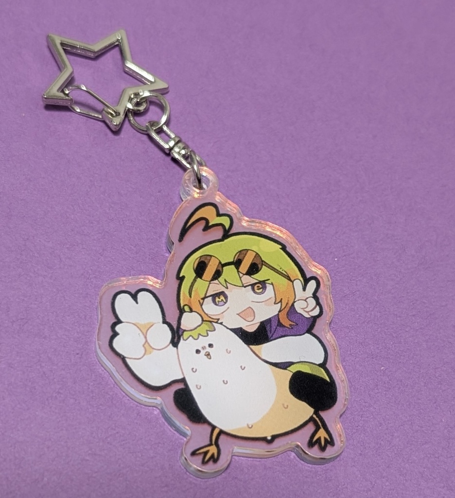 ナスドリとなのこアクキー