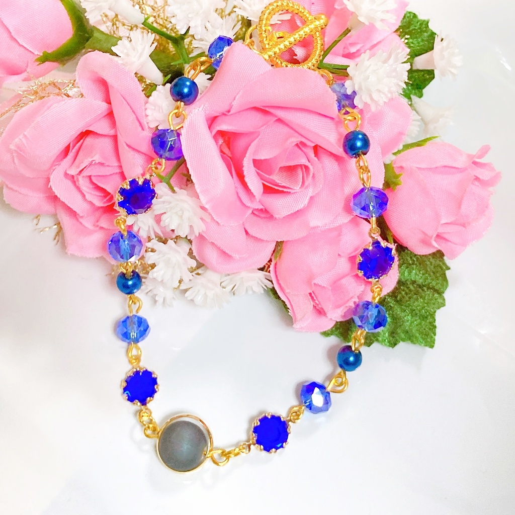 【お値下げ】蒼のブレスレット