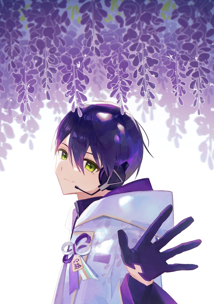 ポストカード　藤