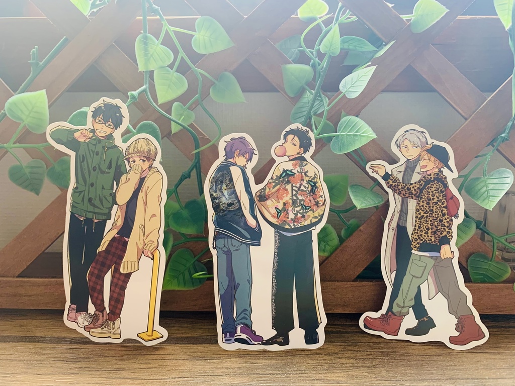 井守兄弟&脱衣麻雀男子フレークシール