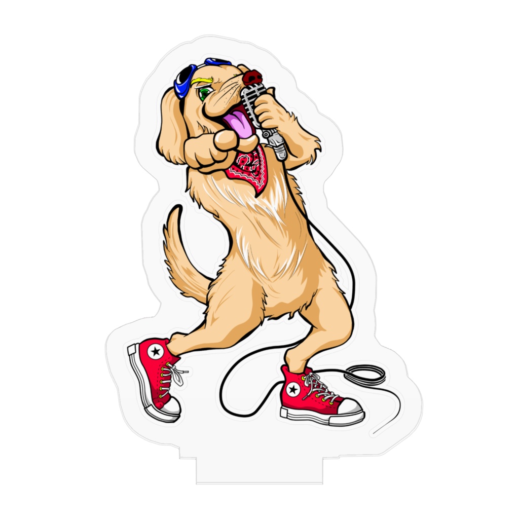 アクリルフィギュア ゴールデンレトリバー【ボーカル】