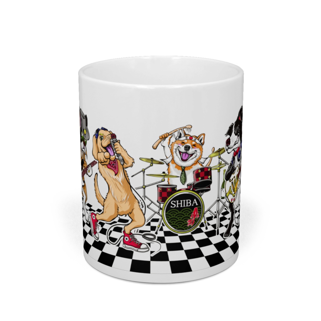 マグカップ わんこバンド【全員集合】