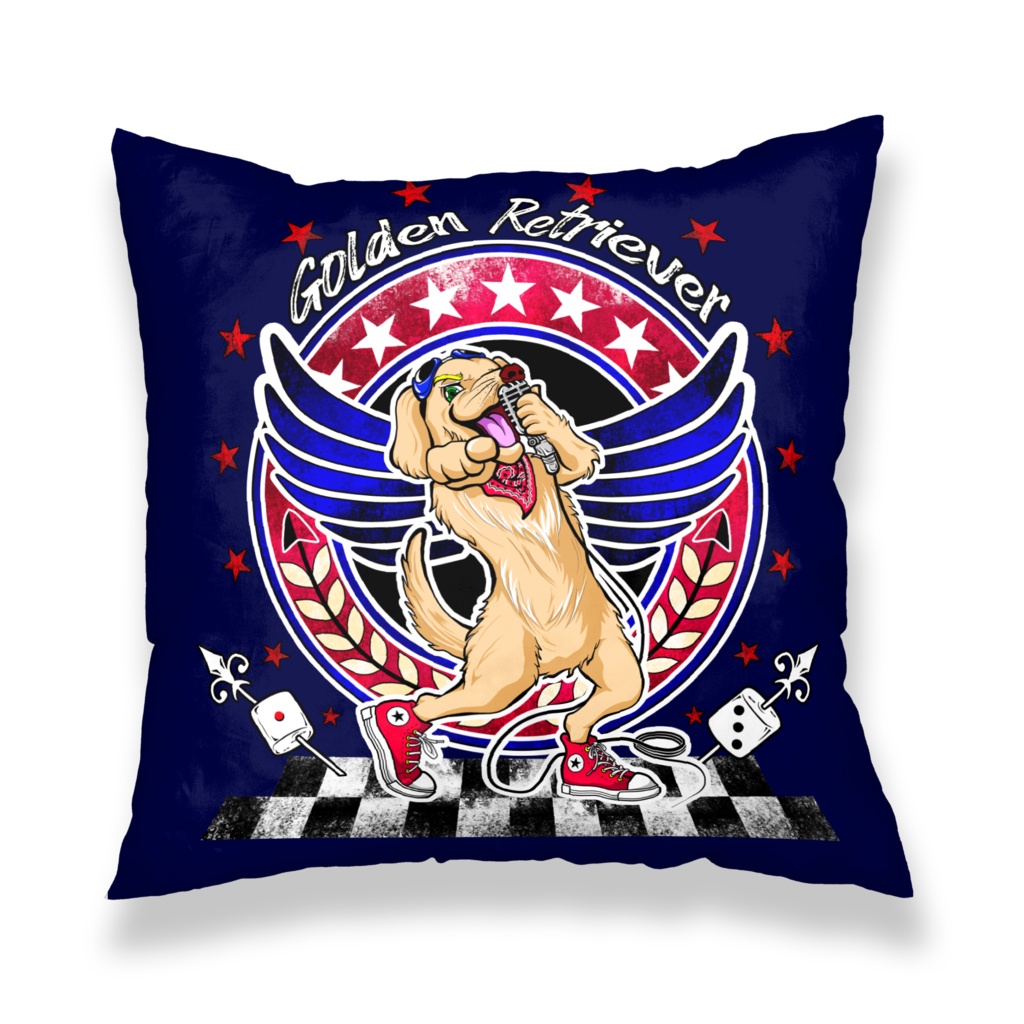 わんこクッションカバー(両面)