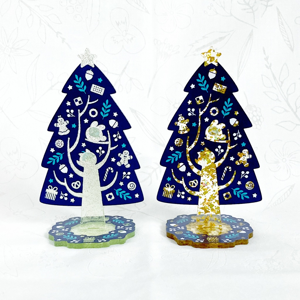 「 けだまの森のおかしなツリー 」アクリルスタンド