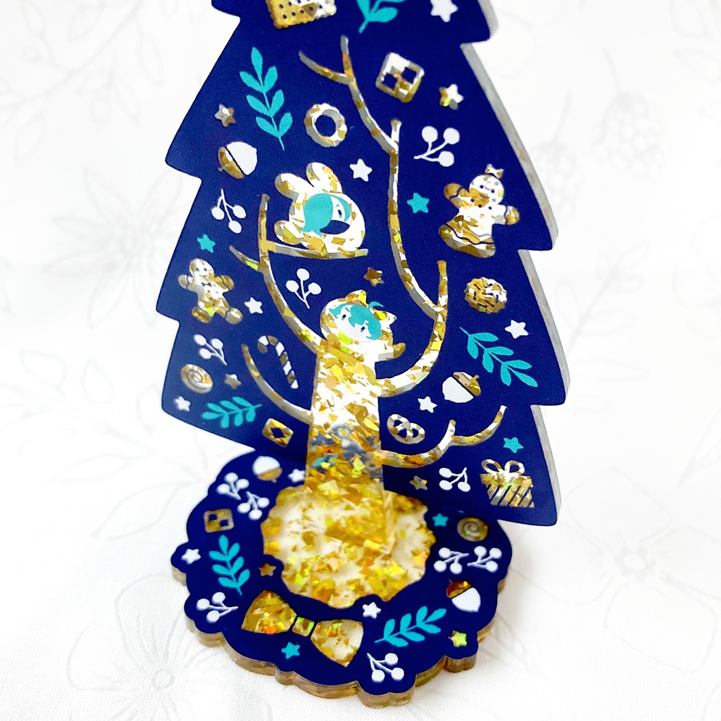 「 けだまの森のおかしなツリー 」アクリルスタンド