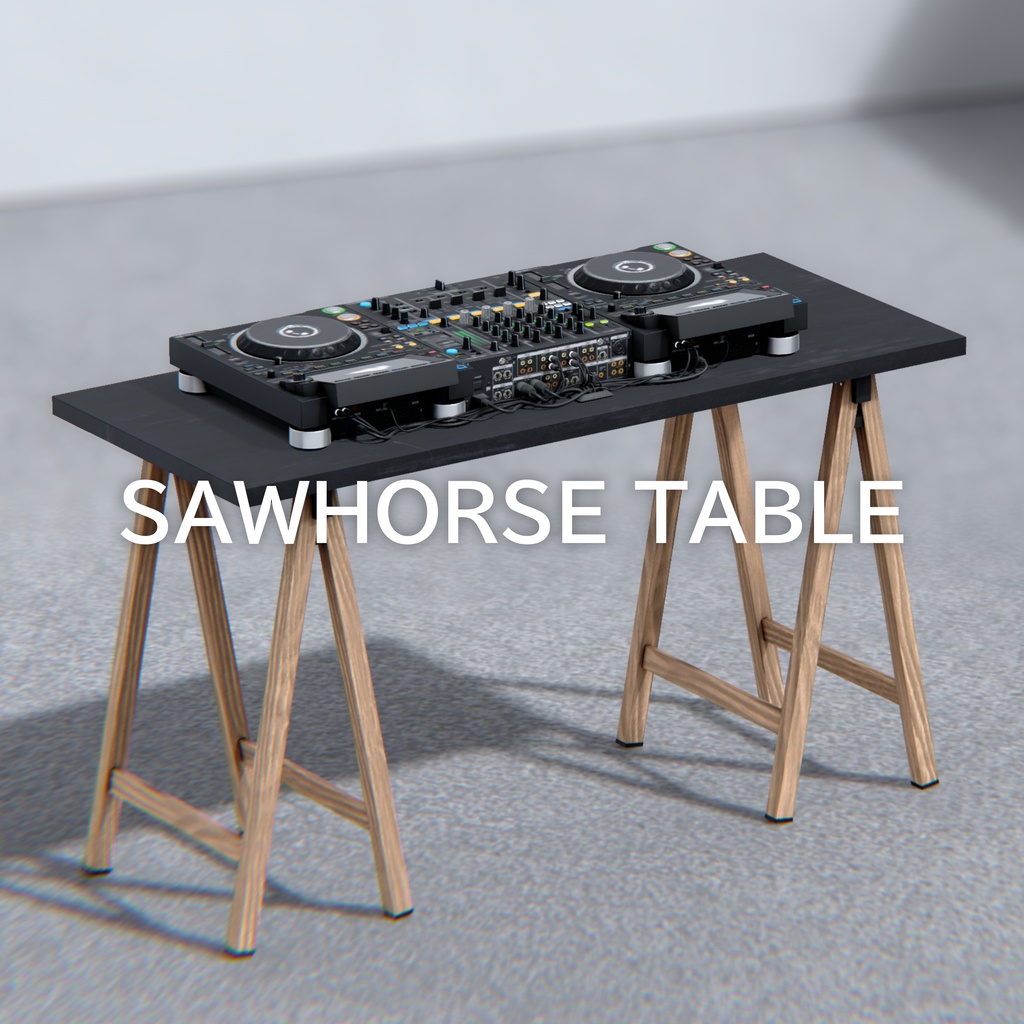 SAWHORSE TABLE