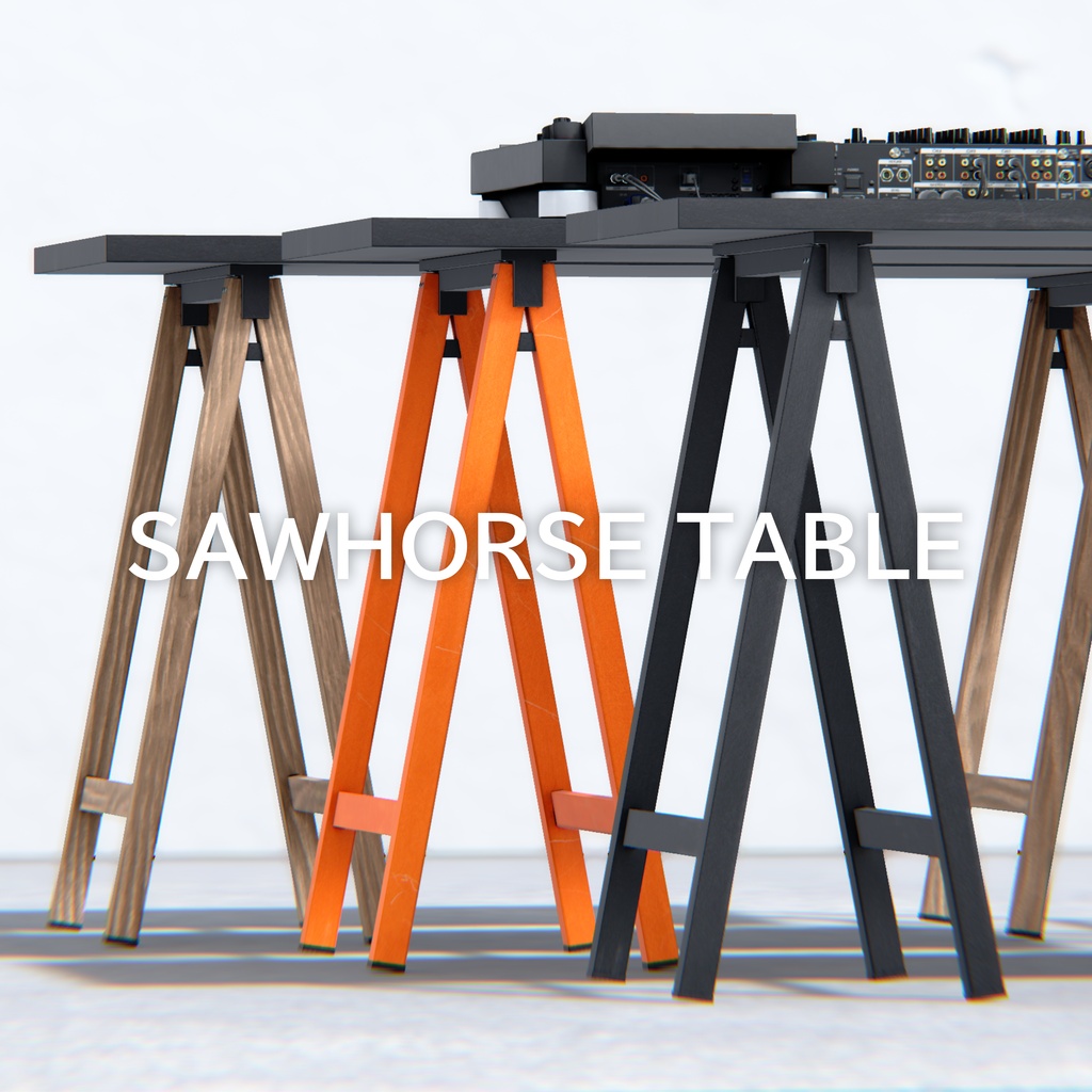 SAWHORSE TABLE