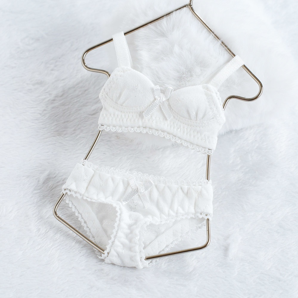 【ラメホワイト】プレミアムブラset