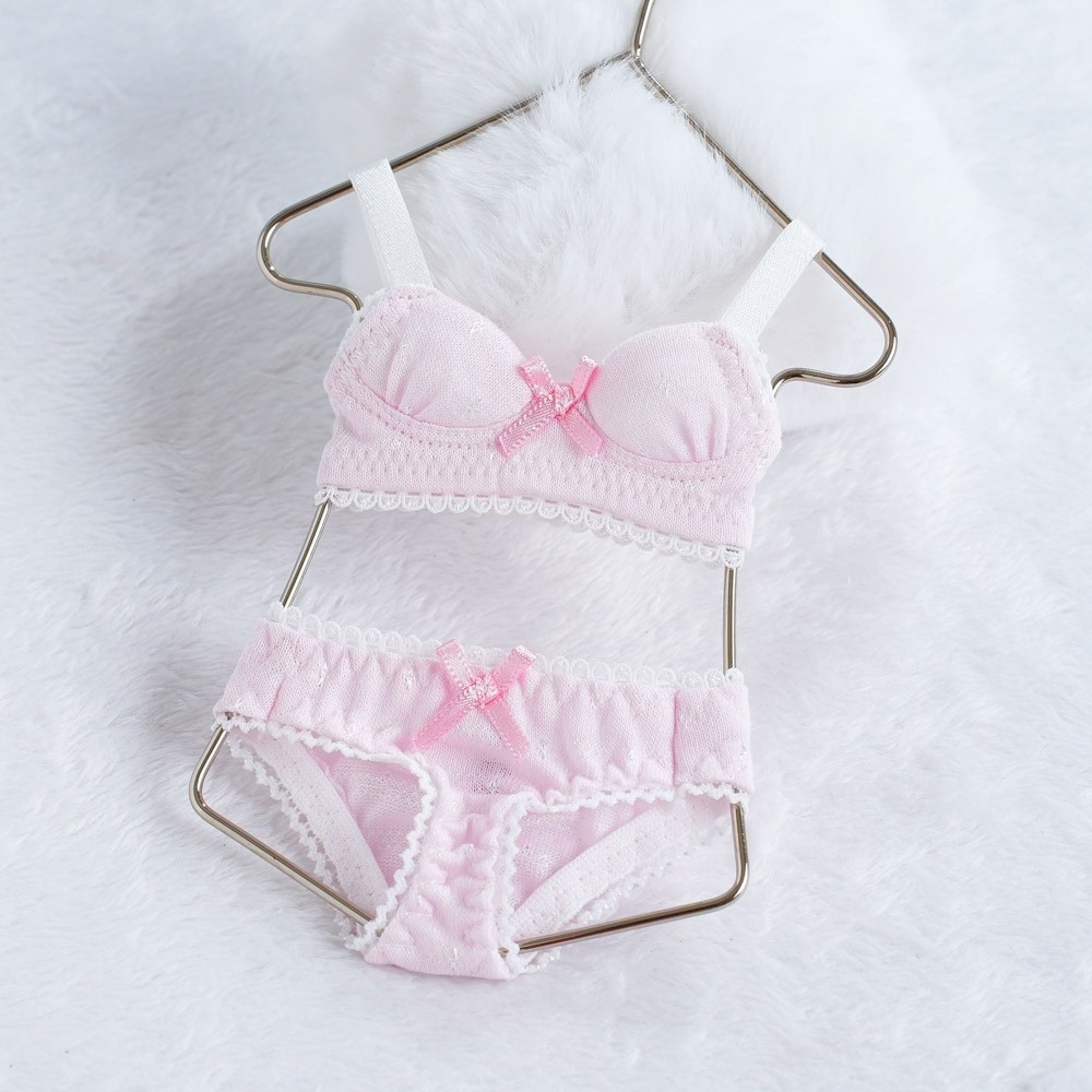 【ラメピンク　】プレミアムブラset