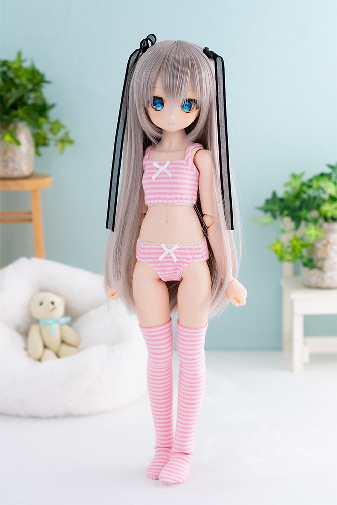 【newボーダー(ピンク)】ハーフトップset