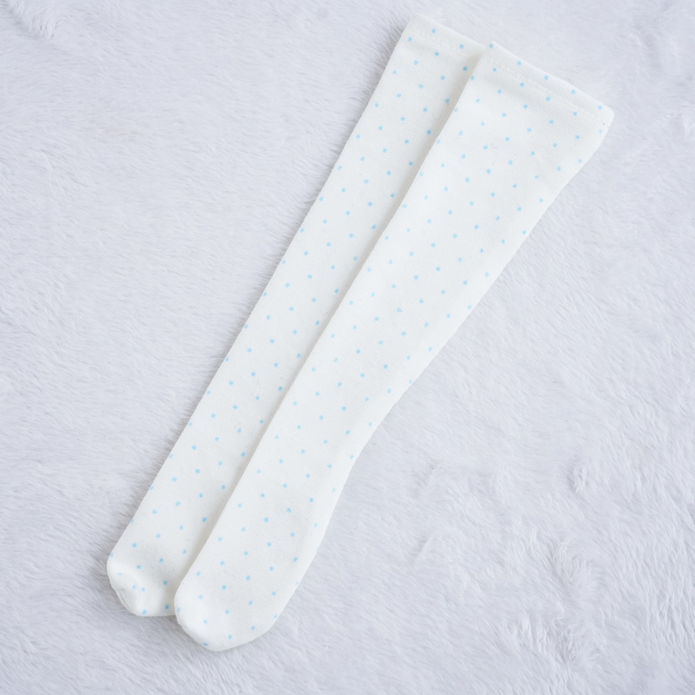 【プチドット(ブルー)】ニーソックス