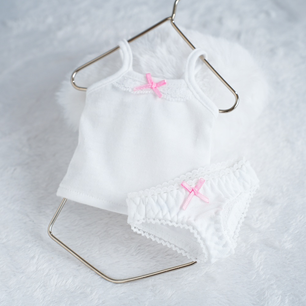 【ピュアホワイト（ピンク）】キャミソールset<ローライズ>