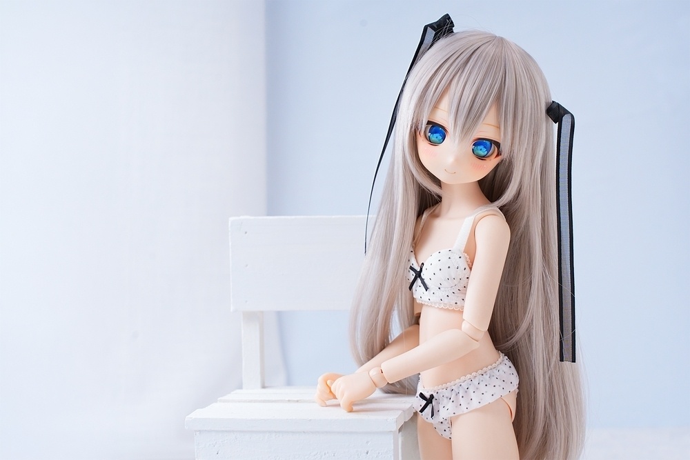 【ピンドットシフォン】プレミアムブラset|MDD ドール下着
