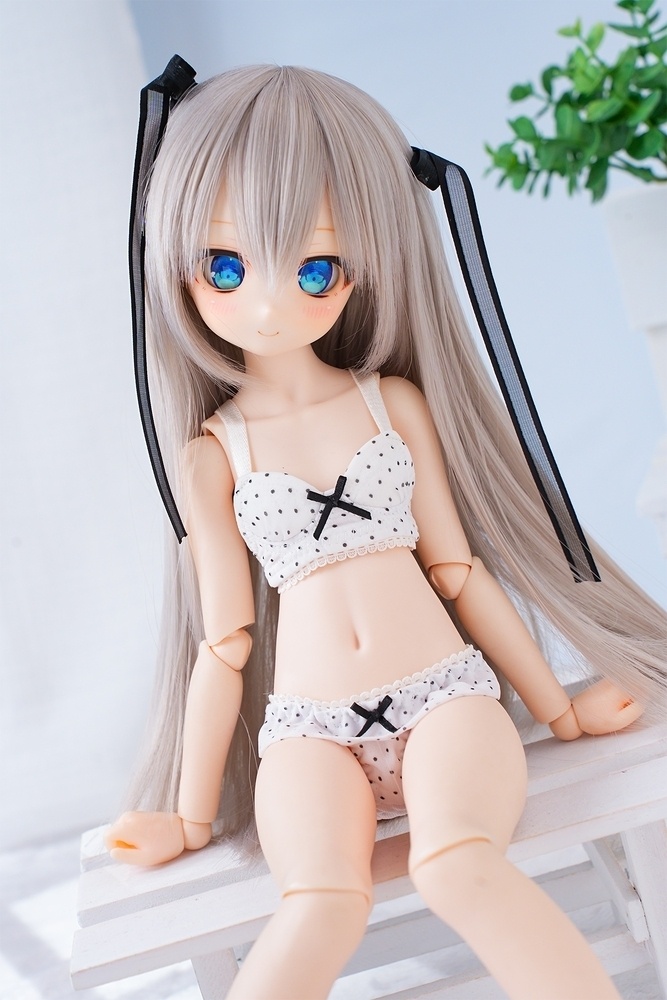 【ピンドットシフォン】プレミアムブラset|MDD ドール下着