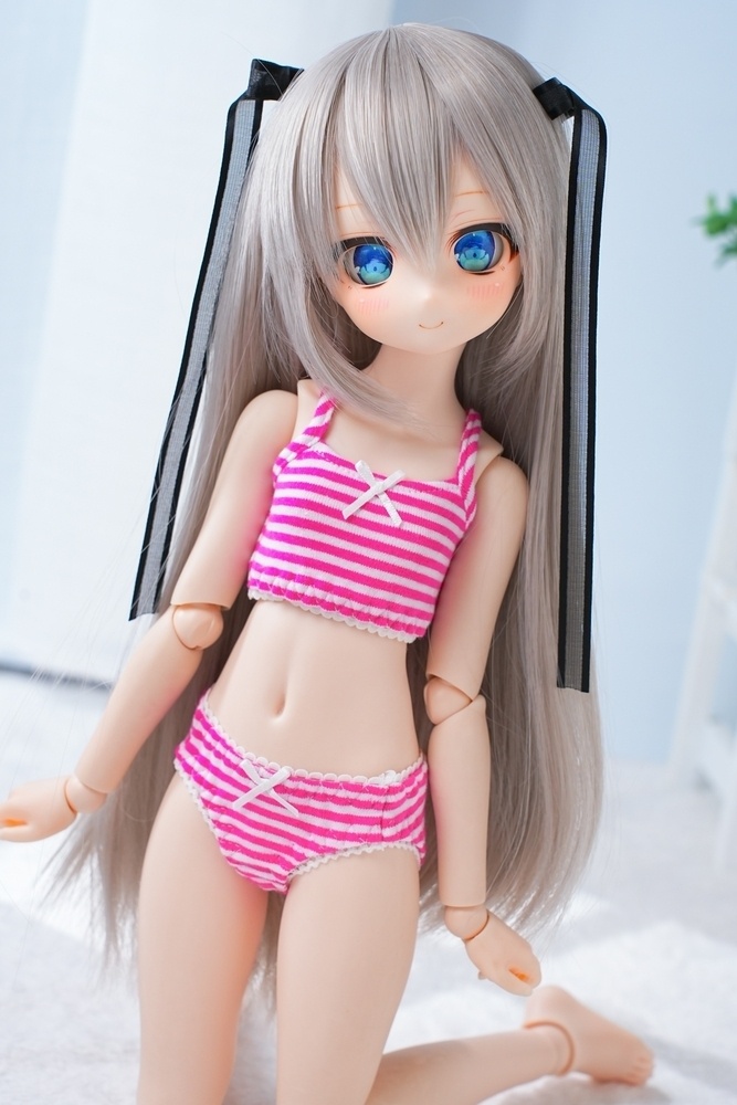 <在庫>【newボーダー(ホットピンク)】ハーフトップset（大阪限定）