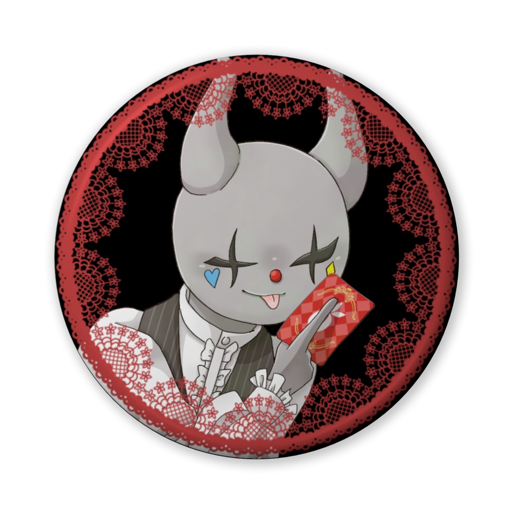 【非公式】クイーンオブハート缶バッジ