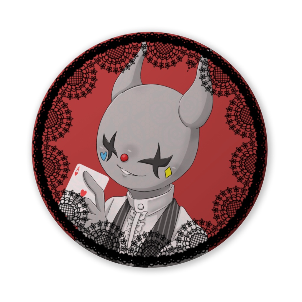 【非公式】クイーンオブハート缶バッジ