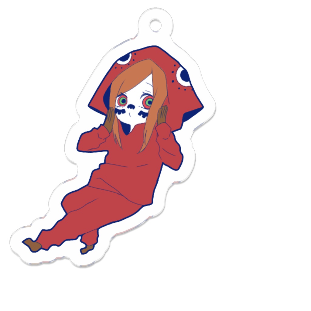 マトリョシカ風アクリルキーホルダー女の子
