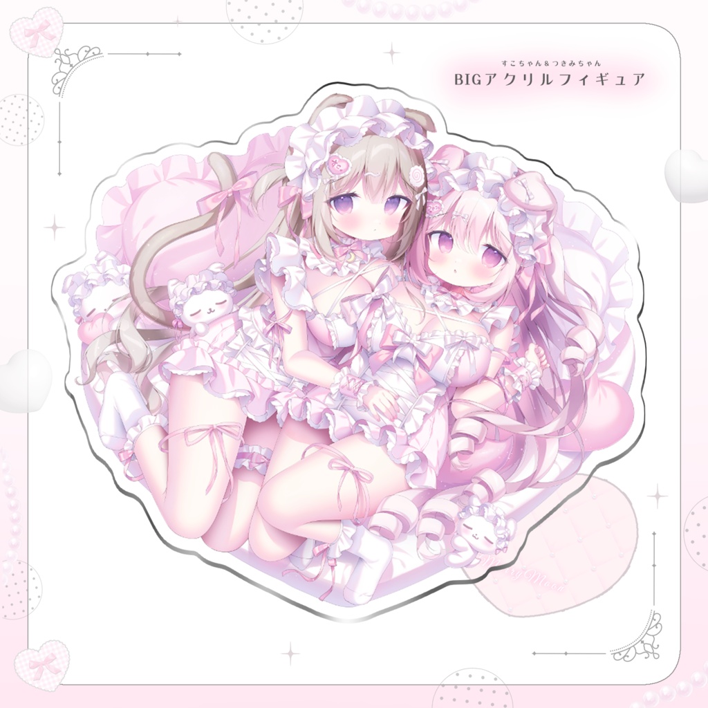 BIGハートアクリルフィギュア