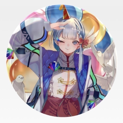 夜衣えぴ生誕缶バッジ(等身大)