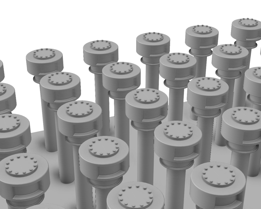 キノコ型通風筒【B】【1/700】