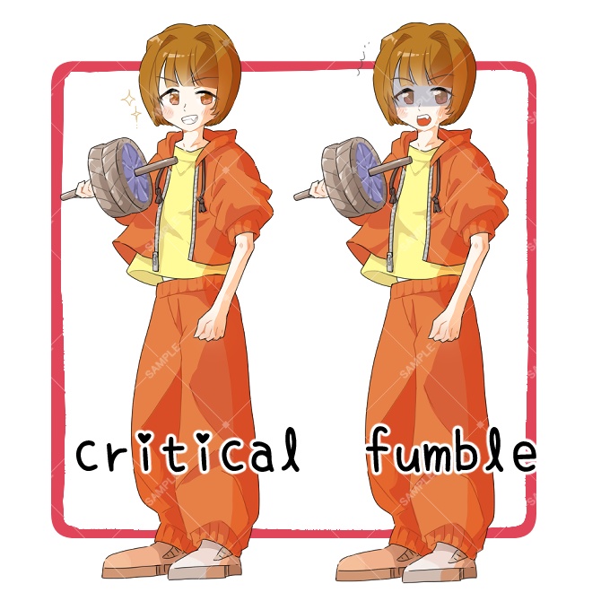 TRPG立ち絵素材_トレーニング男子【差分計24種】