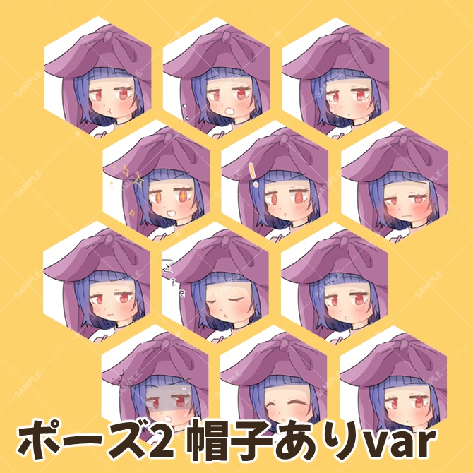 TRPG立ち絵素材_【差分計48種】