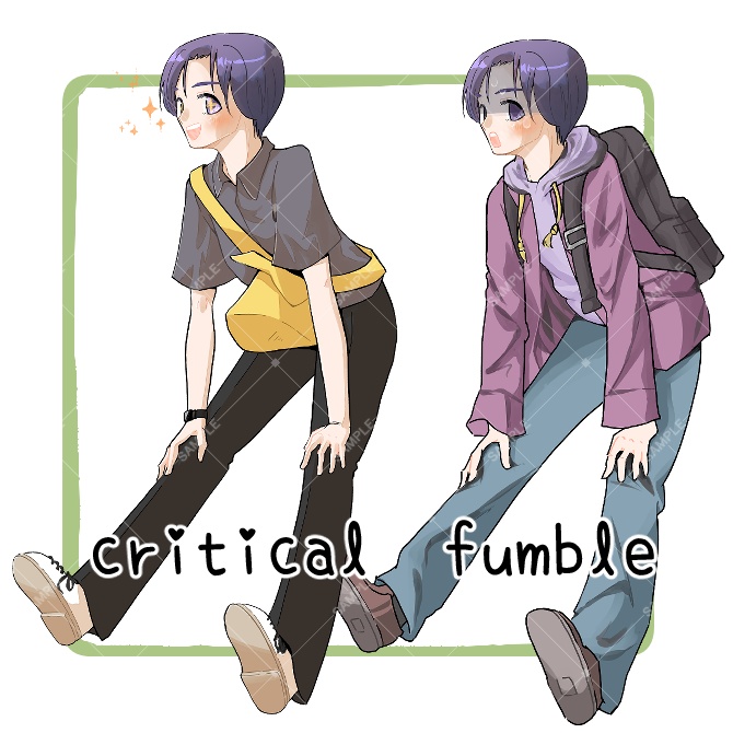 TRPG立ち絵素材_青い目の男性【衣装&表情差分・計24種】