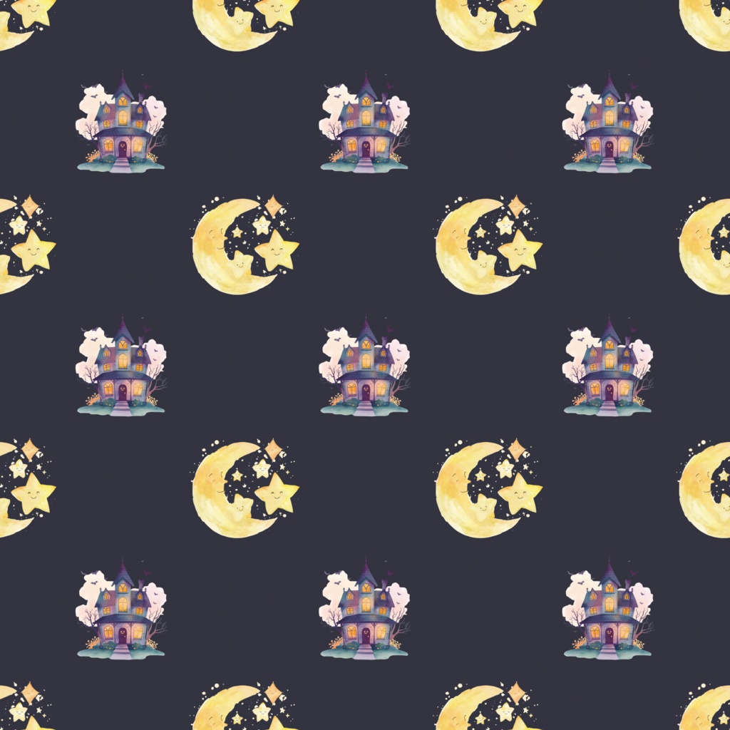 【シームレス】ハロウィン背景画像12枚セット