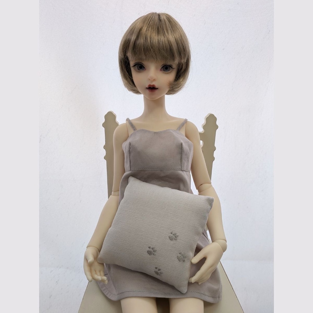 ドール用クッション 8cm角 No.4
