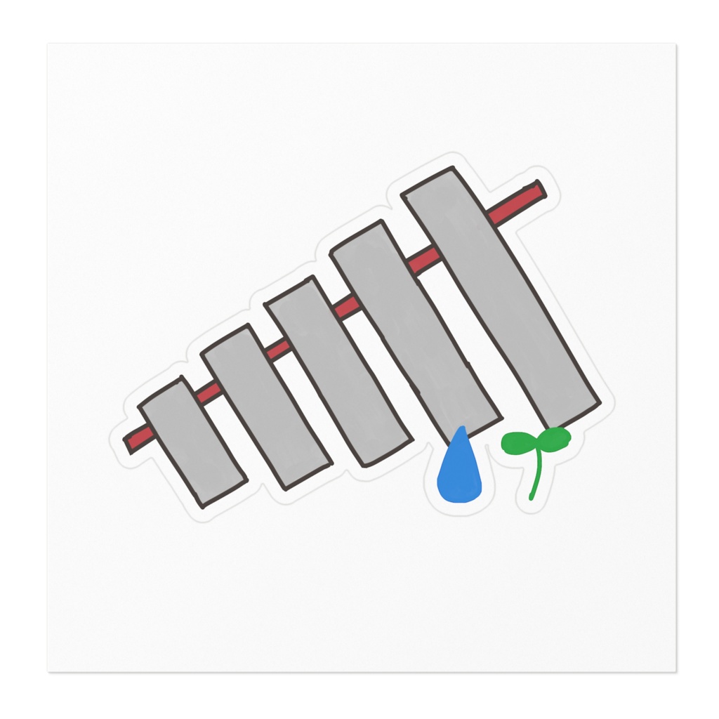 モチーフステッカー 推しマーク付き